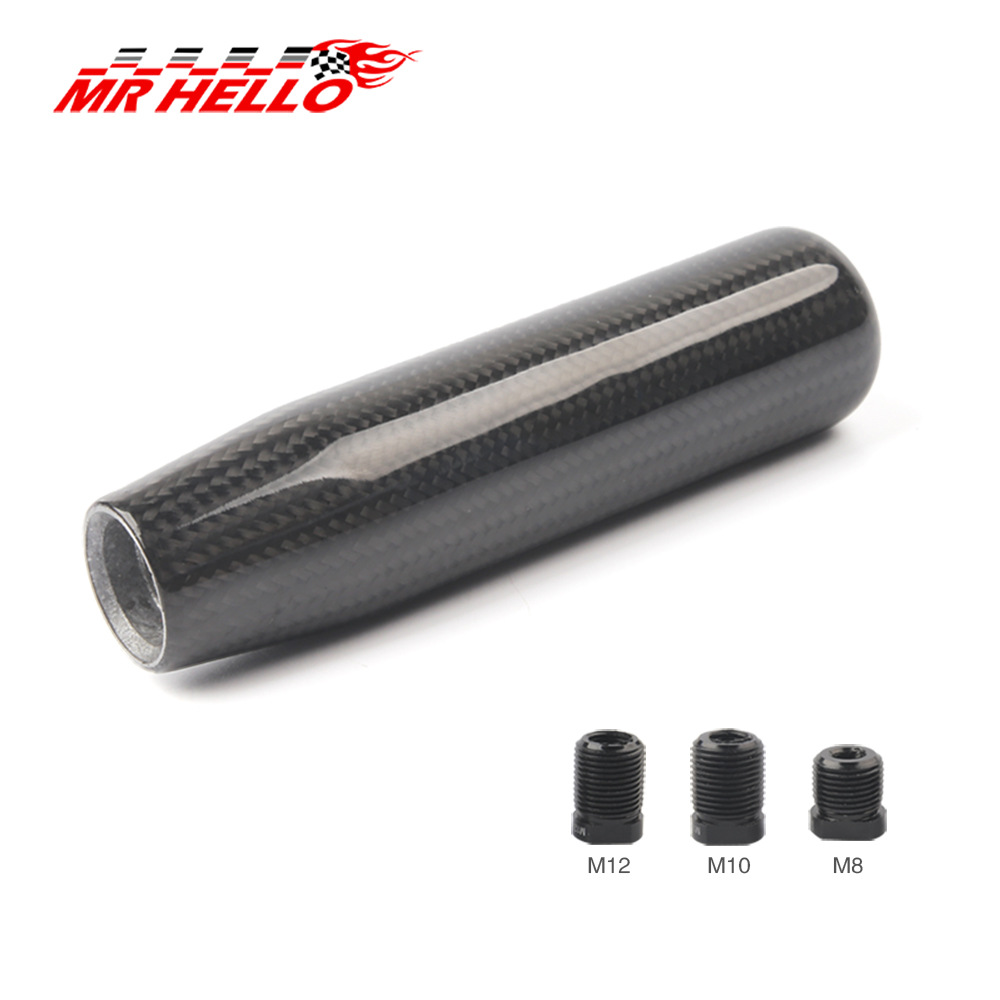 Tax-Included Car Modification Parts Carbon Fiber Gear Shift Knob 18cm Extended Shift Knob 13cm Shift Handle