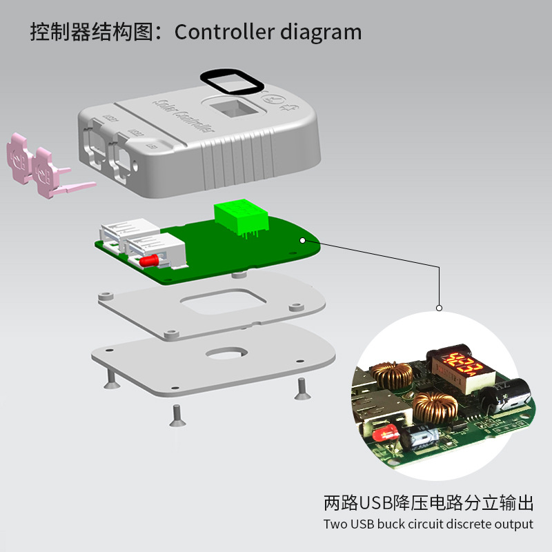 Chargeur solaire - 5.1V V - Ref 3395279 Image 3