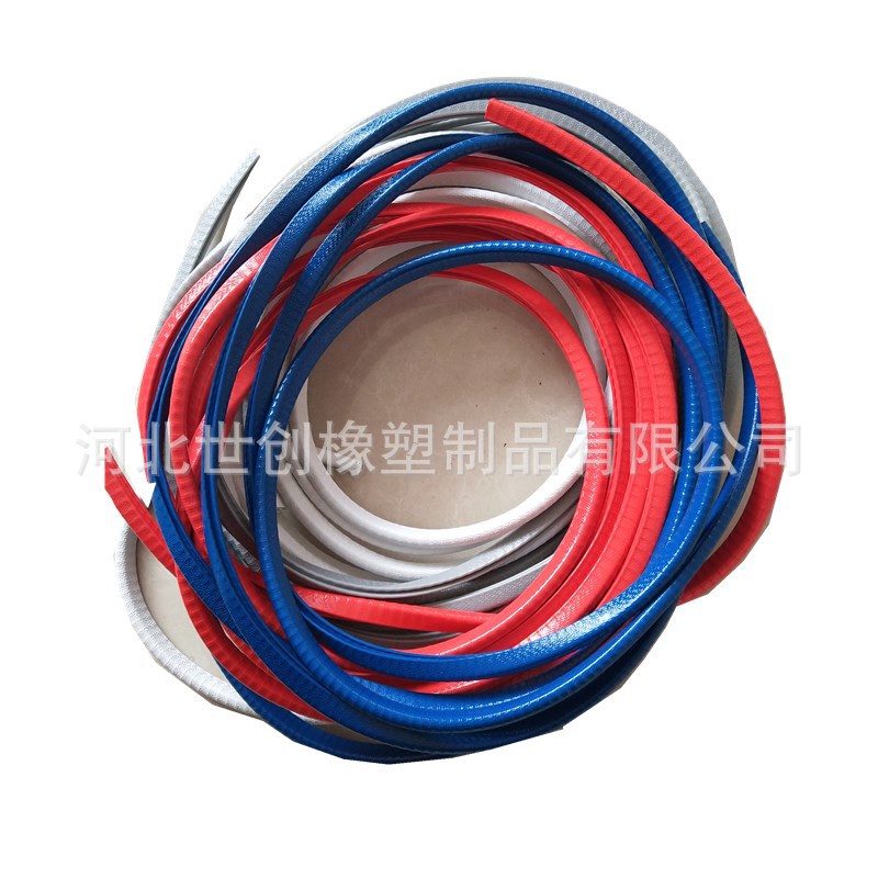 汽车车门密封条 pvc卡铁板钢带车门密封条