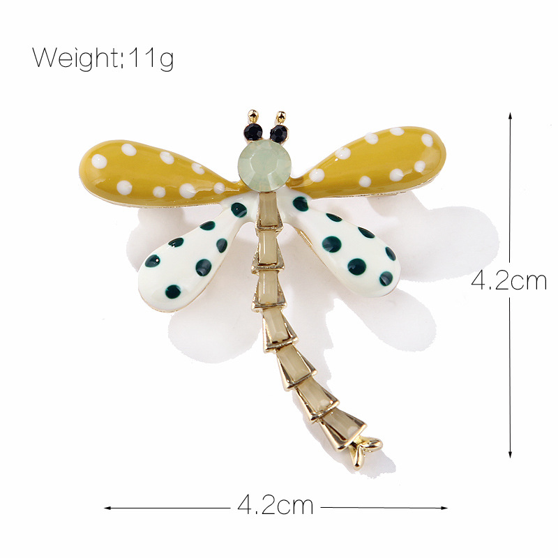 Fashion Dragonfly Alloy Inlay Rhinestones Unisex Brooches display picture 4