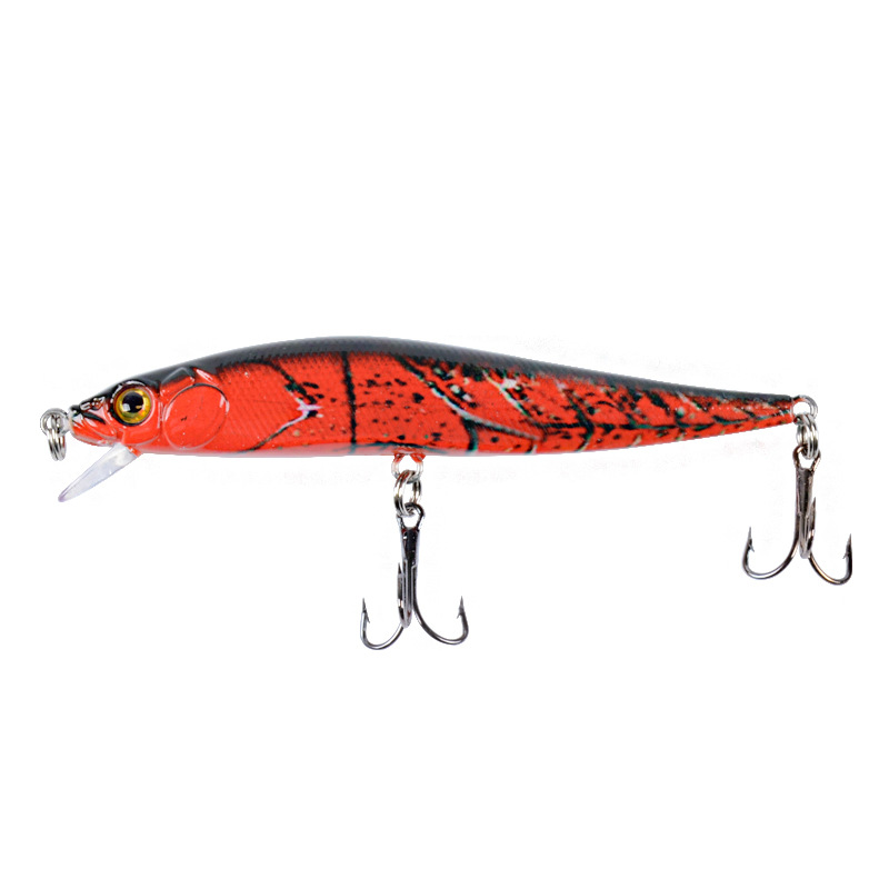 Suspending Minnow Lures Hard Plastic Baits Fresh Water Bass Swimbait Tackle Gear