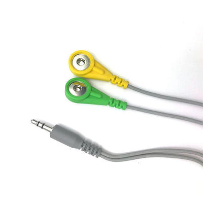 direct deal 3.5 Gold-plated Medical care button Physiotherapy Button electrode Connecting line