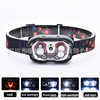 intelligence USB charge Induction Headlight Camping on foot Mountaineering waterproof children Headlight white light Red light headlights