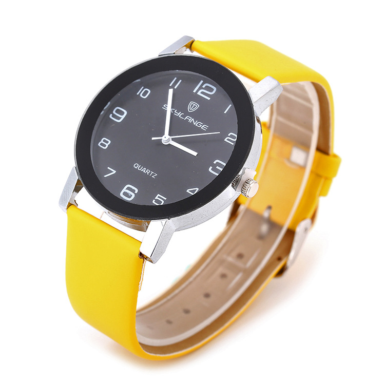 Décontractée Couleur Unie Boucle Quartz Hommes De Montres display picture 15