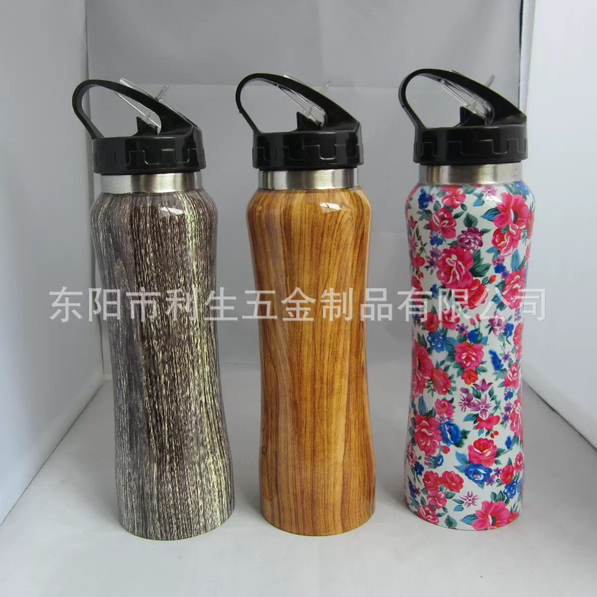 【厂家直销】气染印水转印满版印刷不锈钢运动水壶可Logo