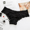 Vignycore European version of sexy lace low -waist hollow drill big underwear foreign trade cross -border slide cotton crotch