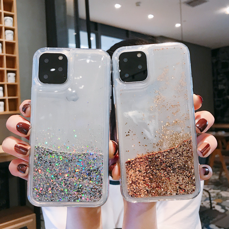 Suitable for Iphone14 Phone Case Apple 13 Stars Liquid Quicksand Shell S23 Glitter Shell P50/Oppo/Vivo