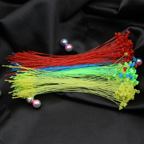 Flying hand-threaded needle female buckle clothing trademark tag line tag lanyard plastic buckle tag buckle clothing tag rope