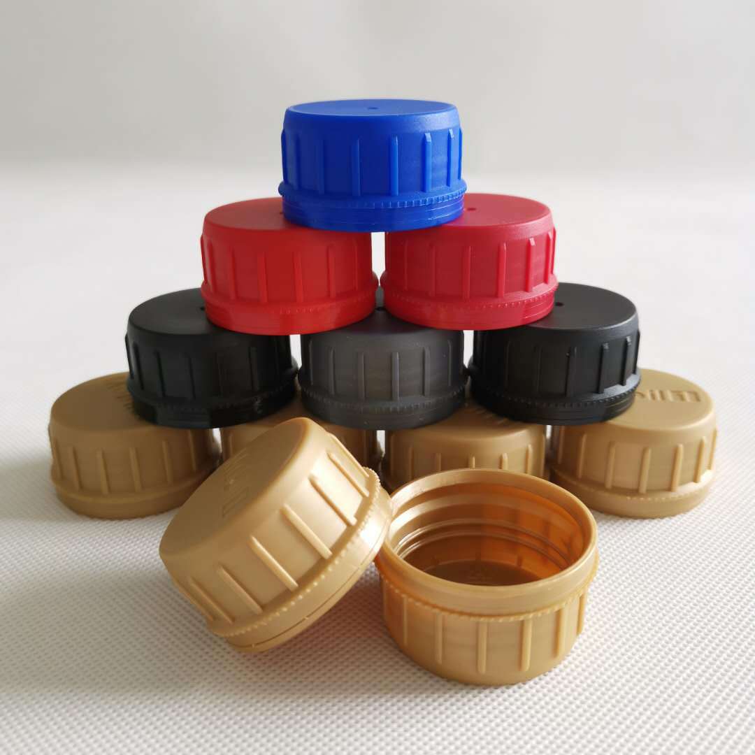 厂家直供可来样定制塑料盖适用美孚1L机油盖塑料桶装汽油瓶盖