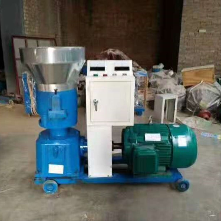 Can be equipped with controlled electric box feed pellet machine dry and wet dual-purpose farm straw grass granulator corn granulator