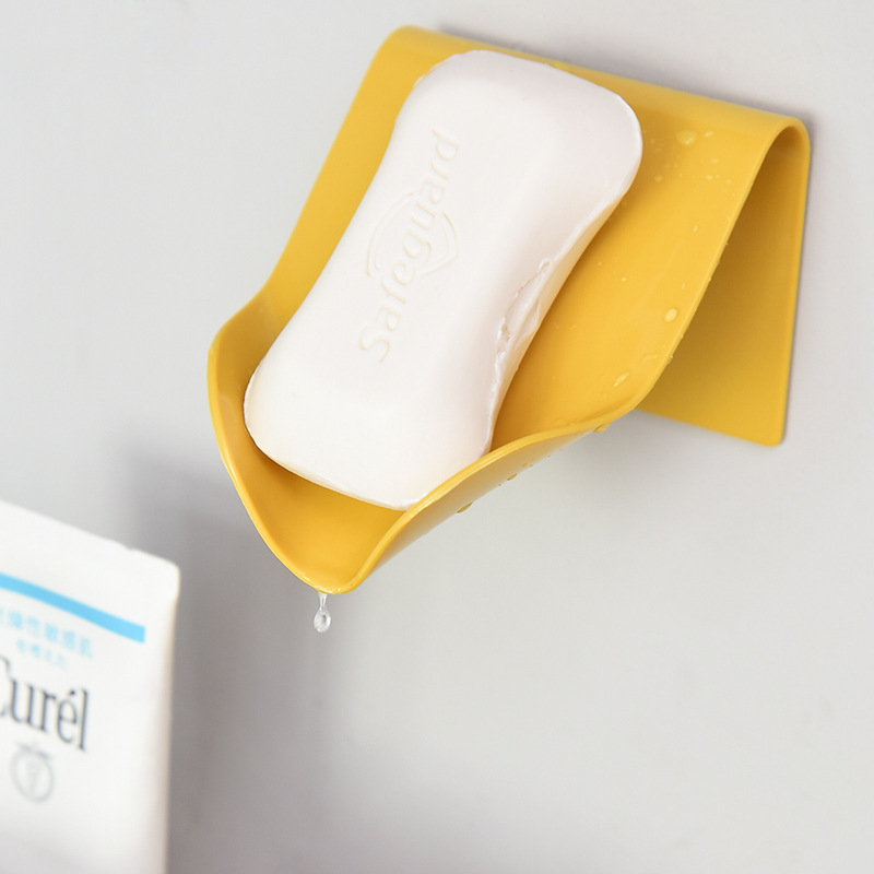 Korean Edition multi-function Soap hanging originality Leachate drainage Soap box No trace Wall mounted Leachate Dish F188