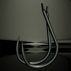 Wenona Fishing Gear Iseuni Black Top Jig Leader Double Hook Backward Point Competitive Hook High Power Double Hook Fishing Tackle