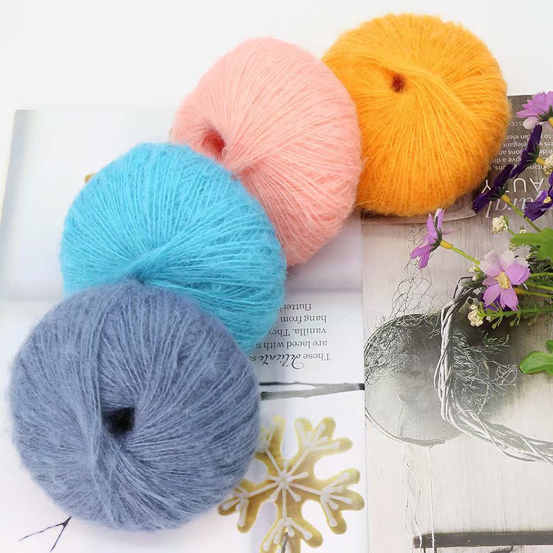 South Africa baby mohair wool wool ball fine hand-woven scarf shawl scarf baby sweater wholesale