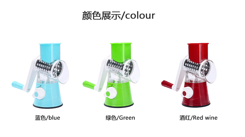 Hand-cranked vegetable cutter, multi-functional kitchenware and kitchen supplies, multi-functional vegetable cutter, fruit and vegetable slicing roller, vegetable cutter TV detail image 11