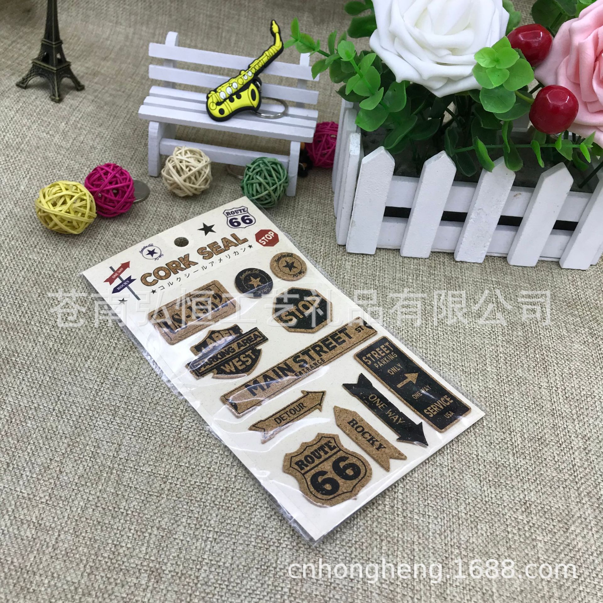 定制软木贴纸软木儿童装饰贴纸