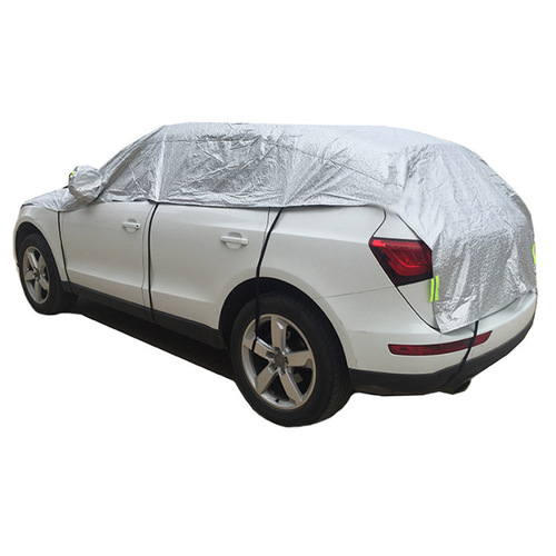Car half cover, car clothes, sun visor, oversized aluminum film insulation, sun protection, windshield dust cover, car cover, half body