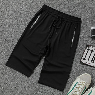 2019夏季运动短裤男六分中裤跑步健身弹力速干短裤大码8XL篮球裤|ms