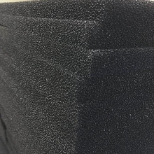 东莞厂家定 做批发密孔黑色透气防尘海绵 10mm网孔聚氨酯过滤棉