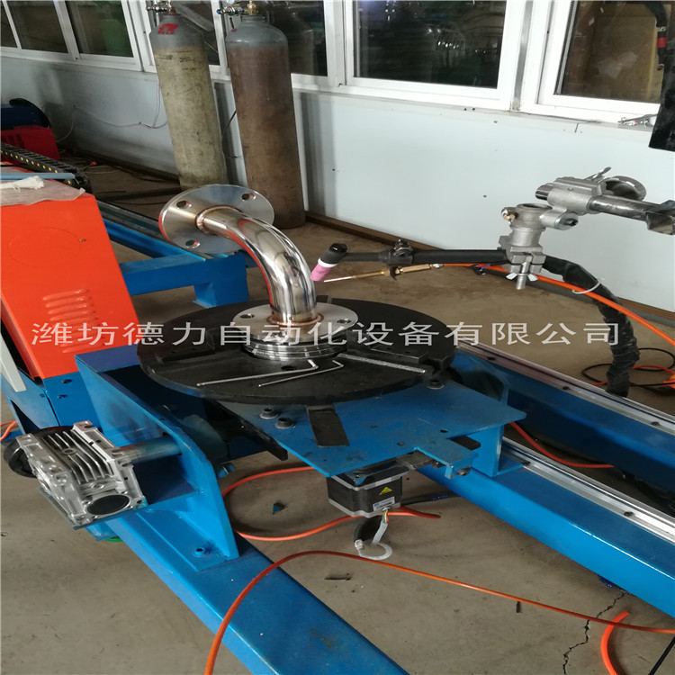 德力环缝焊管管对接自动焊管法兰弯头焊多枪焊接机河北唐山