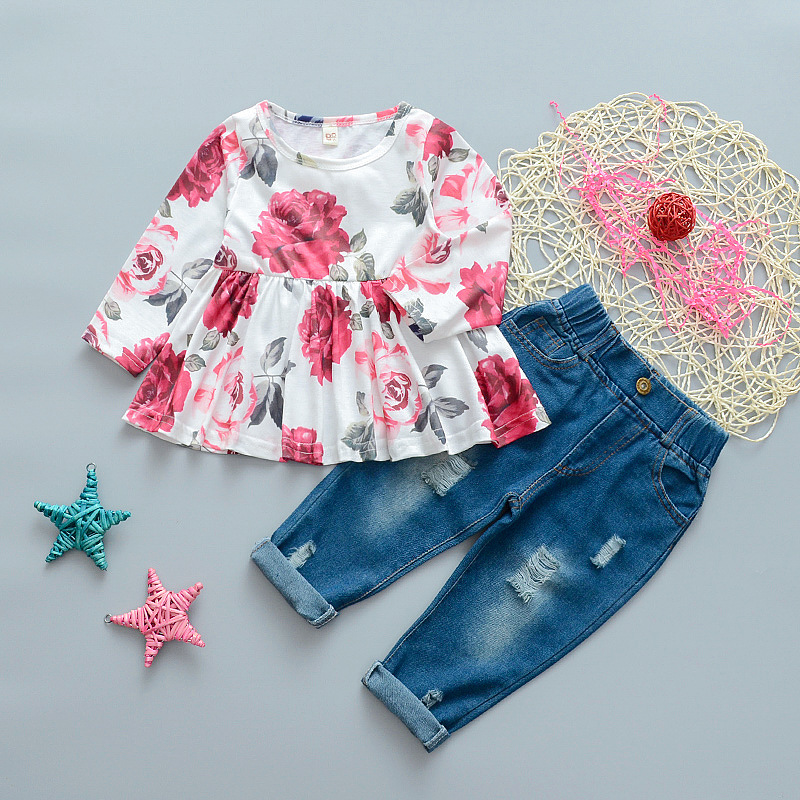 denim baby girl clothes