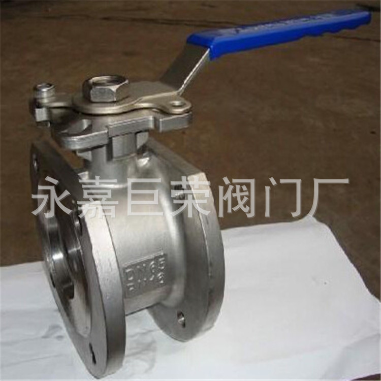 永嘉供应 对夹式不锈钢球阀 Q71F-16P DN150  手动球阀超薄球阀