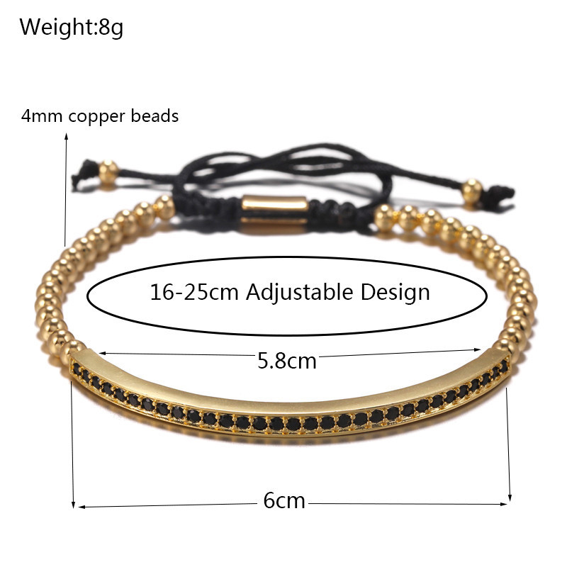 Fashion Copper Inlaid Zirconium Bracelet display picture 6