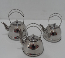 不锈钢无磁复底电磁炉水壶小天使工艺水壶古钟水壶带网漏茶壶水壶