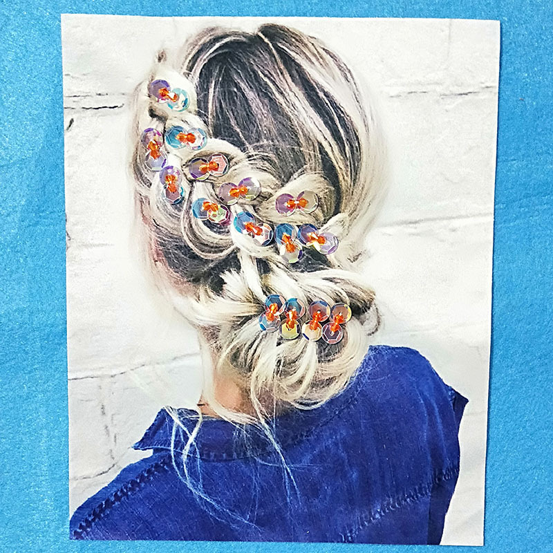 直供现货服装辅料烫画贴手工订珠数码印花图案T恤衫布帖定做加工|ms