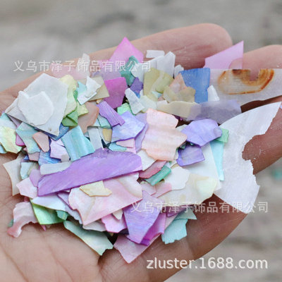 colour Shell pieces Fragment Twinkle shell Flake Nail enhancement Patch Sequins mobile phone diy Wholesale