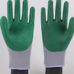 創信耐油王808發泡手套半掛浸膠皮耐磨耐油勞保工地幹活防滑勞保