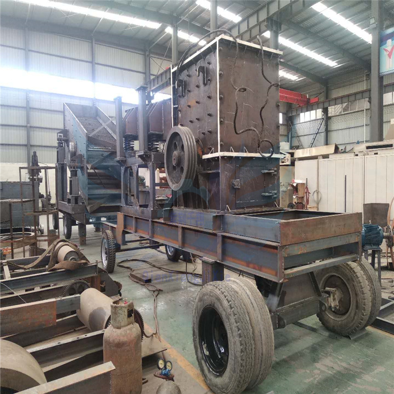 大型轮胎箱式移动破碎机站 方箱破水利工程矿用制砂生产线设备