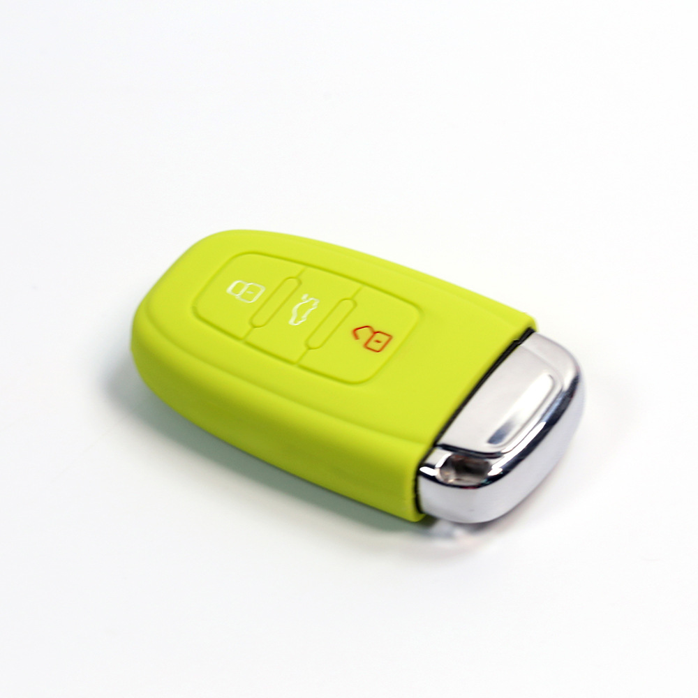 For Audi A6L RS6 RS7 silicone key case R8 S8 key case RS5S4 remote control case Silica ge