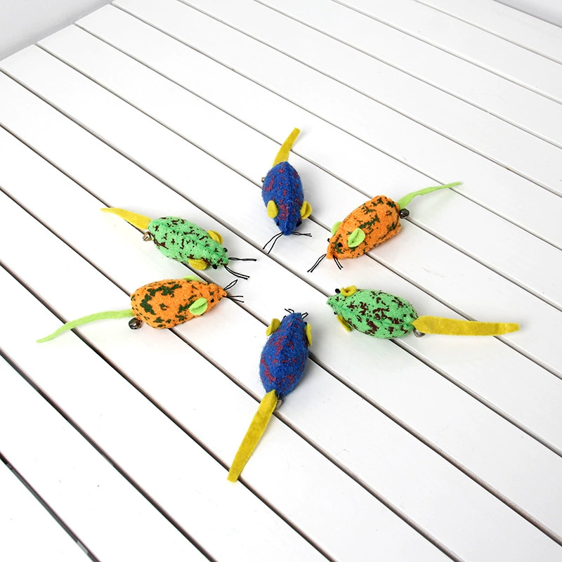 Фабрика прямая многоцветная фланелевая мышь кошка домашнее животное кошка мята Ji Zaizi родитель-ребенок метательная собака кукольная игрушка