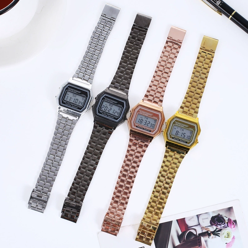 Universal steel belt, electronic watch, (Cross-border trading), Aliexpress, 91W