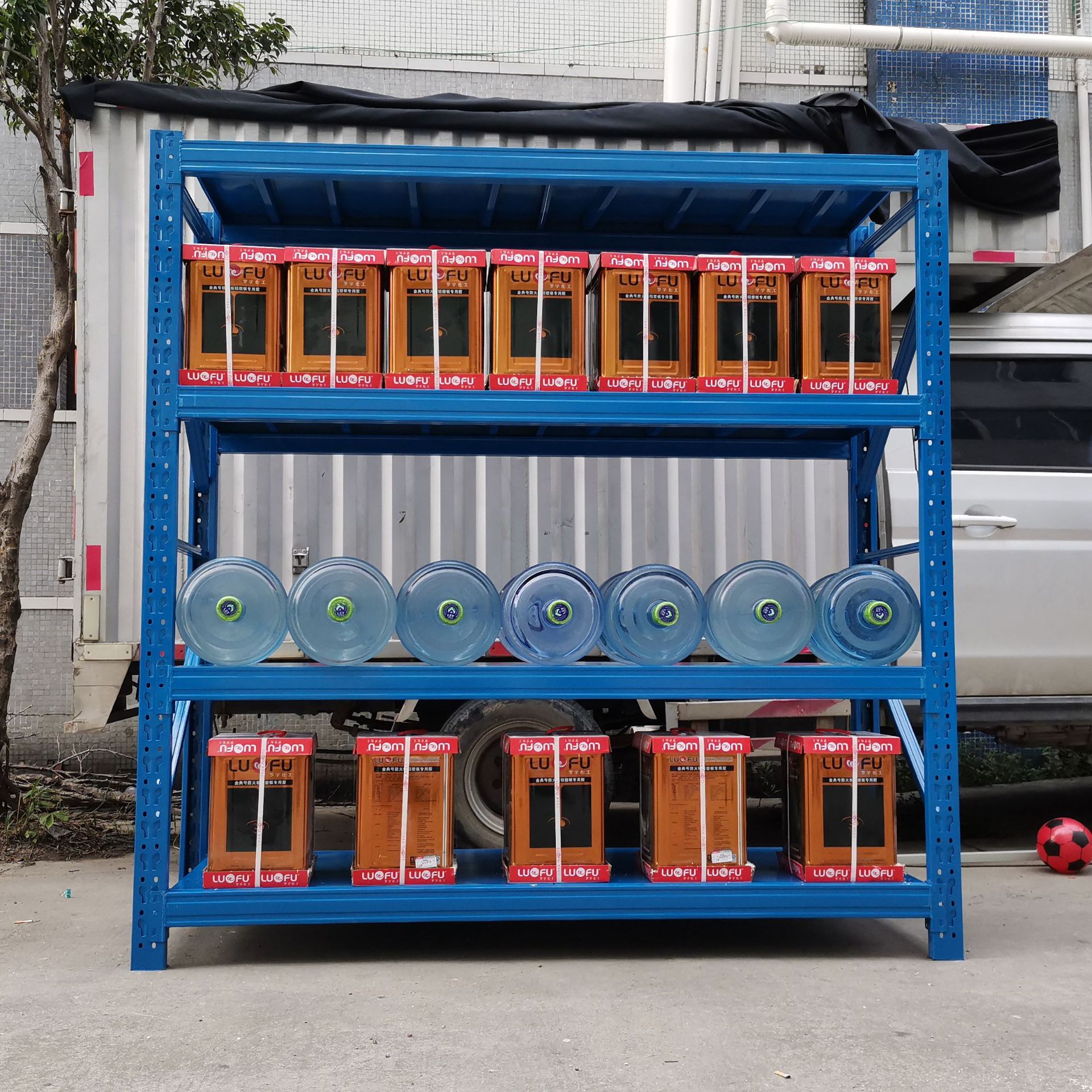 工厂批发仓库货架可调高低金属仓储重型中型铁架置物架新型高承重|ms