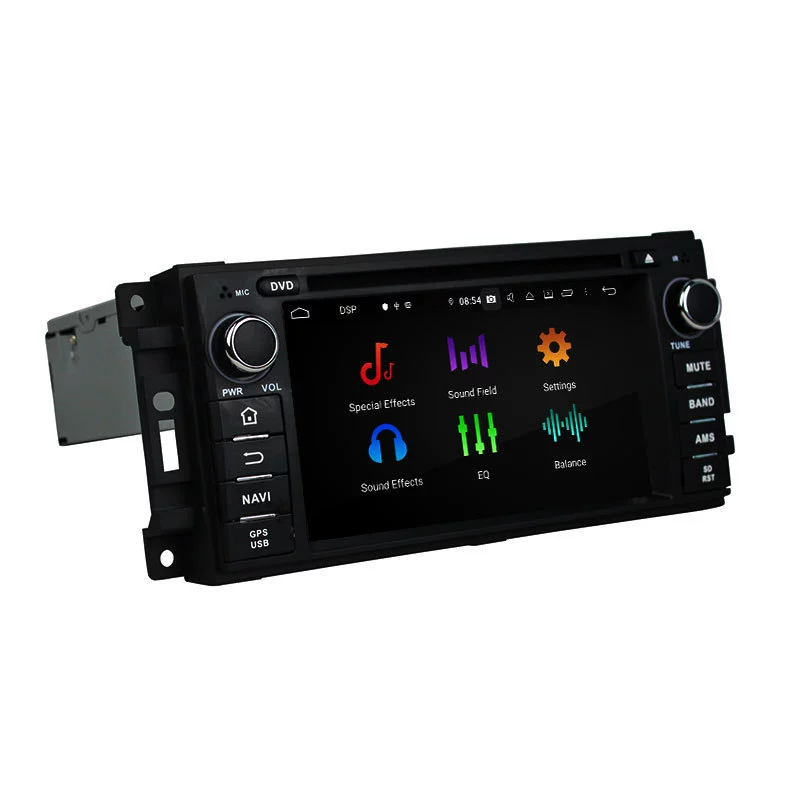 Подходят для Jeep Wrangler Android 10.0 восьмиядерный GPS с DSP беспроводной CarPlay навигация автомобиля DVD