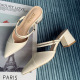 507-3 han edition 2020 new spring and summer pointed thick with high heel sandals amphibious slippers single. Lady shoes