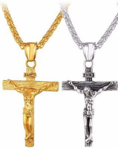 Easter Jesus Stage performance Dance necklaces popular Stage performance Dance necklaces collarbone Chain Stage performance Dance necklaces