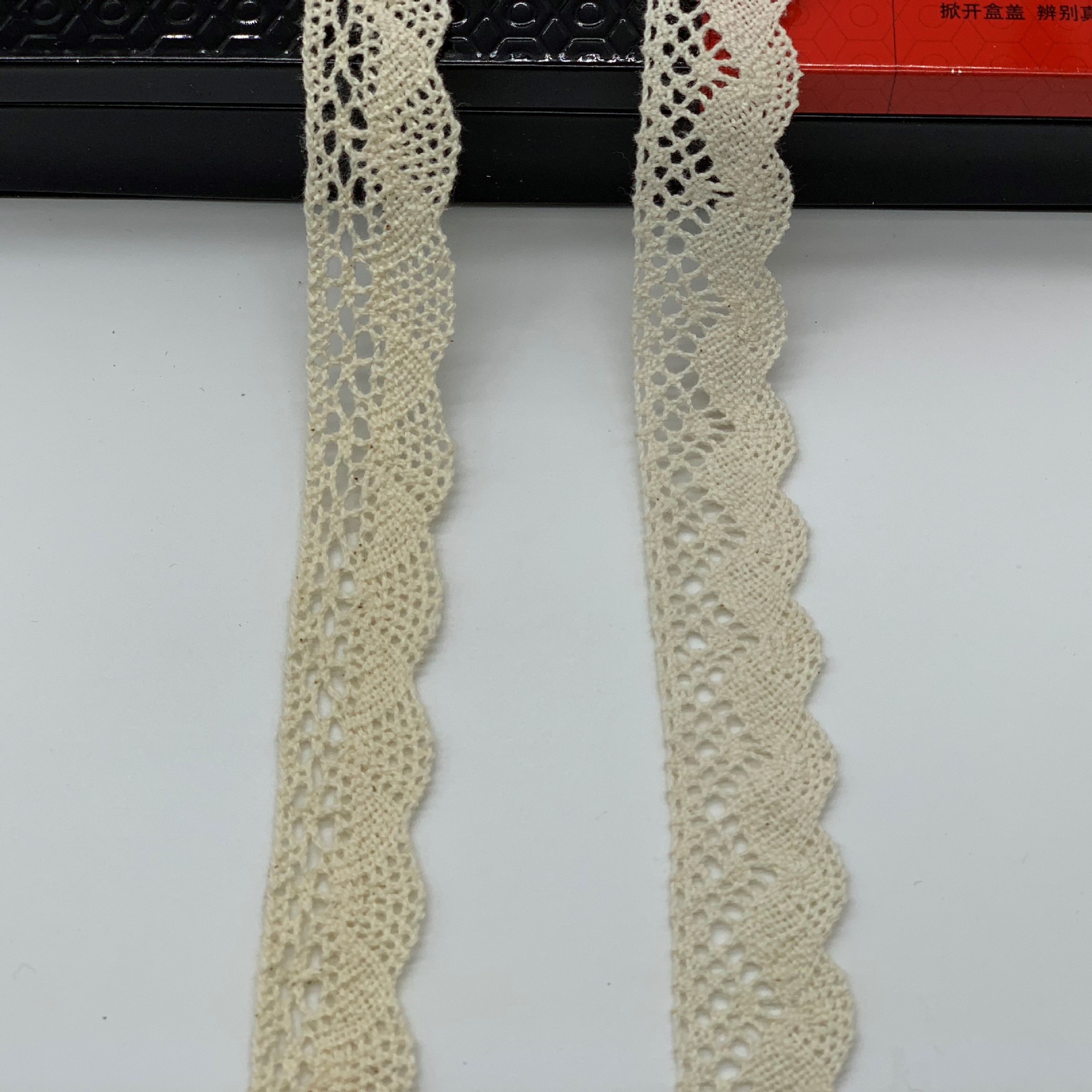 2019装饰布艺辅料diy手工花边棉线蕾丝镂空花边棉线机织花边