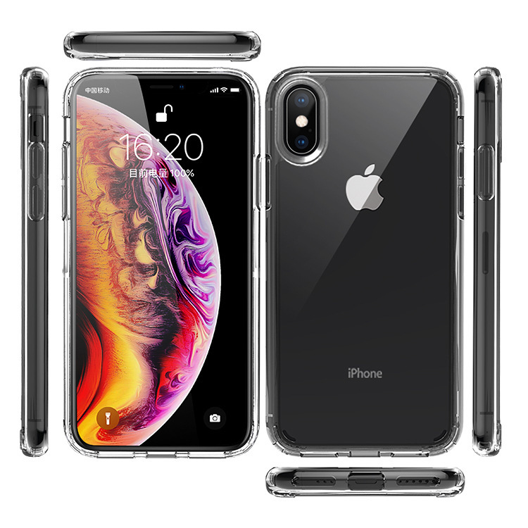 For Apple Iphone series Super mixed acrylic mobile phone case new PC + TPU two-in-one mobile phone case