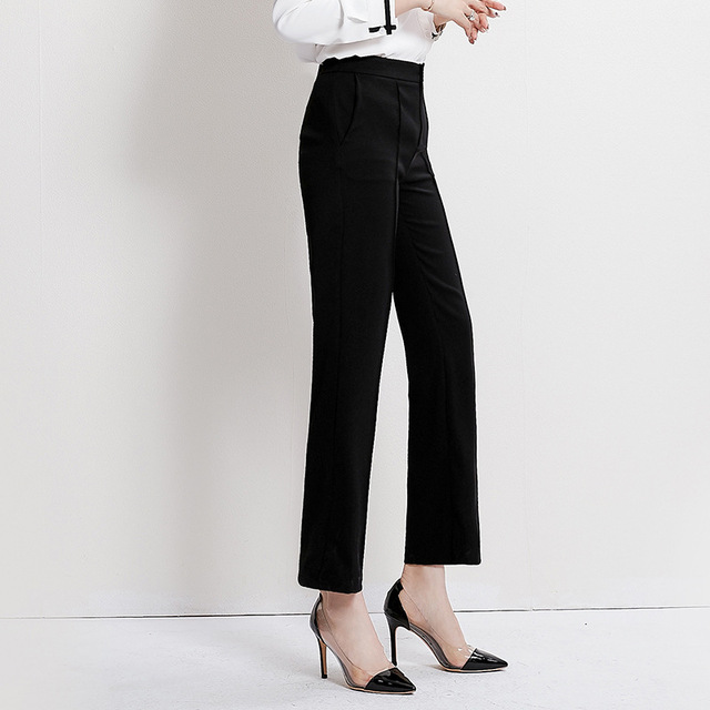 Fall New Pants Slim Professional Long Pants Straight Trousers  