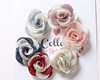 Cloth, two-color hair accessory, Korean style