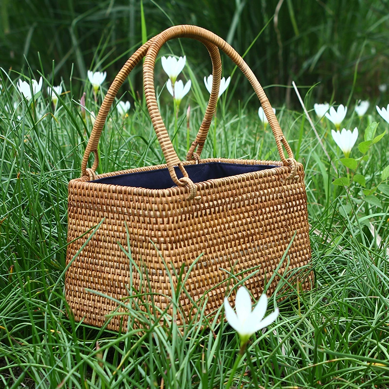 Straw beach purse, bag