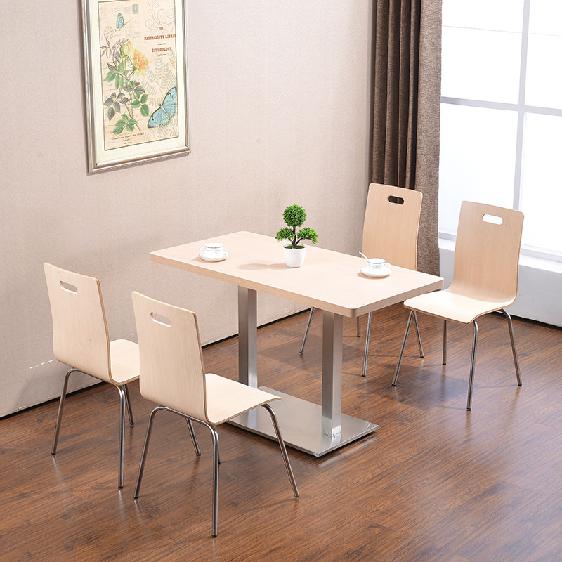 Wholesale milk tea fast food restaurant coffee shop employee restaurant school cafeterian site dining hall Leisure table