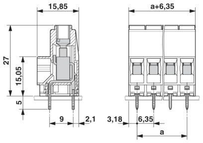 PhoeNix StatioNary CoNNector - MKDS 5N HV/ 5-ZB-6,35 BK - 1709730 PhoeNix StatioNary CoNNector - MKDS 5N HV/ 5-ZB-6,35 BK - 1709730