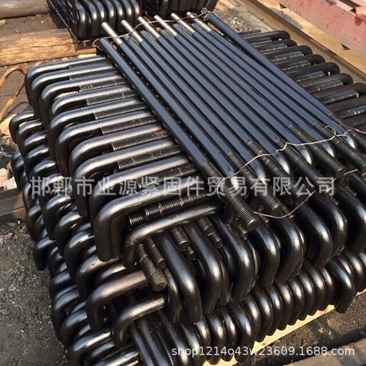 地脚螺栓厂家 9字7字地脚螺栓 厂房地基预埋地脚螺丝 M24*800
