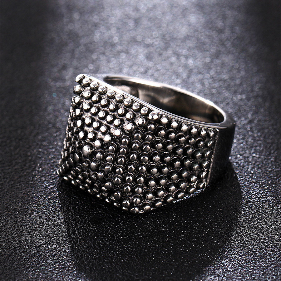 TitaniumStainless Steel Fashion  Ring  Steel color8  Fine Jewelry NHIM1604Steelcolor8picture8