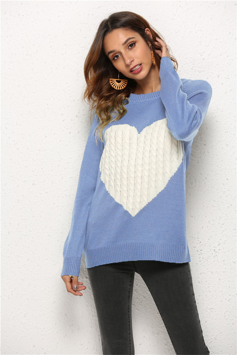 Women's Sweater Long Sleeve Sweaters & Cardigans Hollow Out Fashion Heart Shape display picture 66