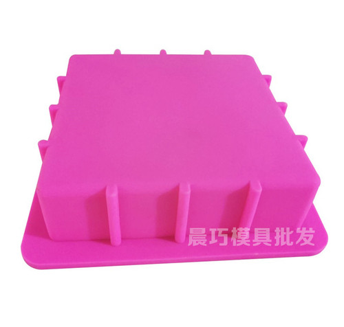 DIY essential oil handmade soap rendering plate mold thickened without deformation or swelling 1100ML capacity square toast mold