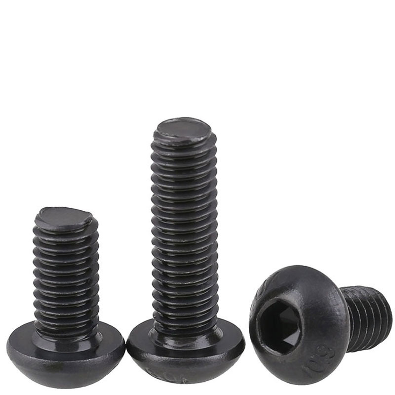 1/4-20牙 5/16-18牙 3/8-16牙10.9级英制/美制圆头内六角螺丝钉